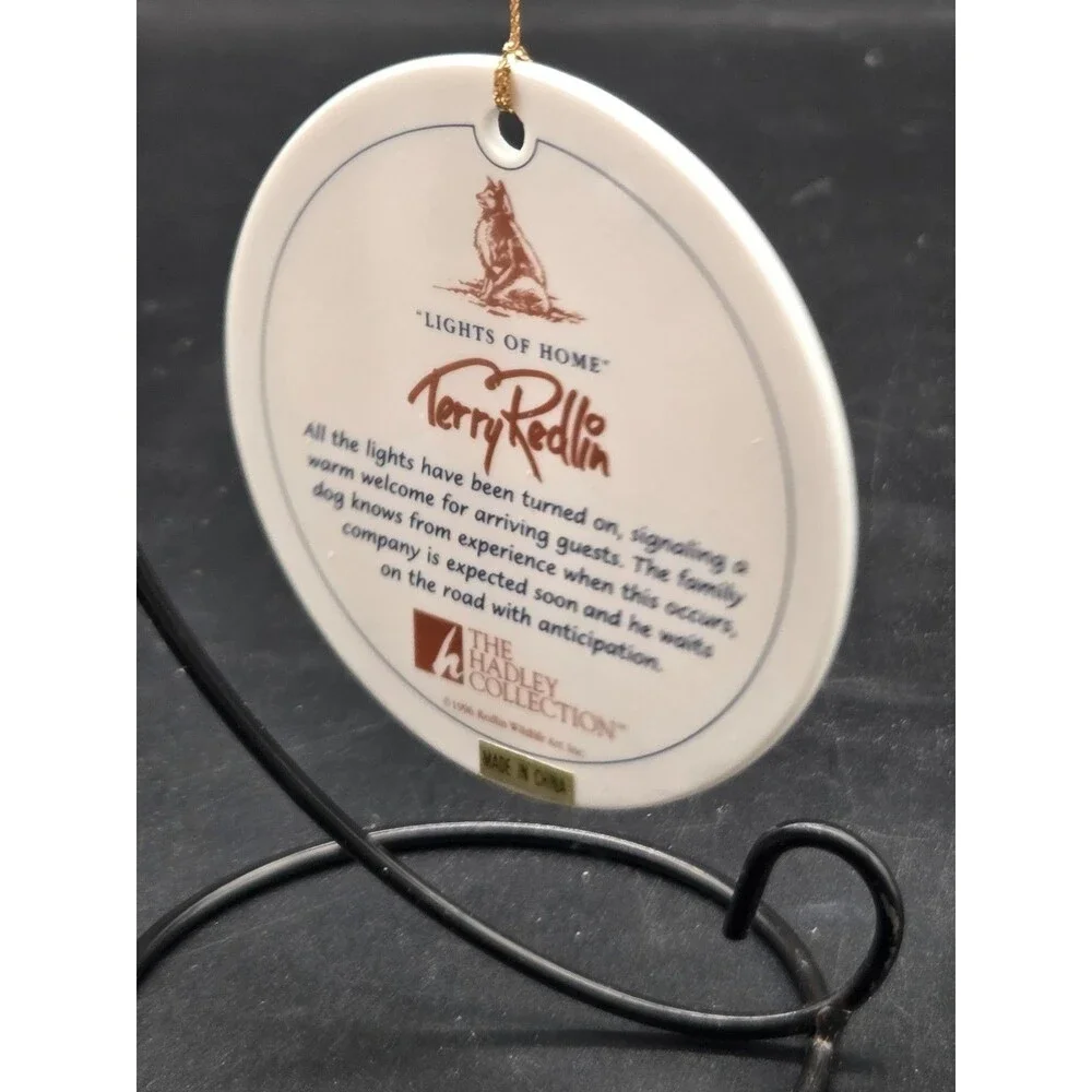 VINTAGE TERRY REDLIN LIGHTS OF HOME THE HADLEY COLLECTION CHRISTMAS ORNAMENT